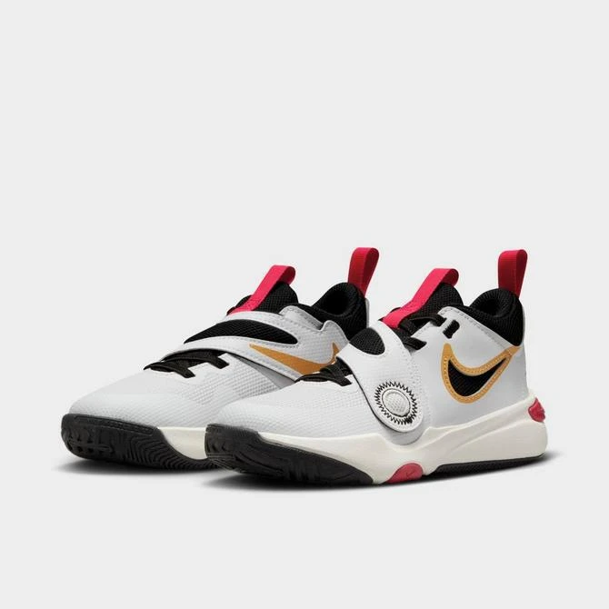 NIKE Little Kids' Nike Team Hustle D 11 Stretch Lace Basketball Shoes 3