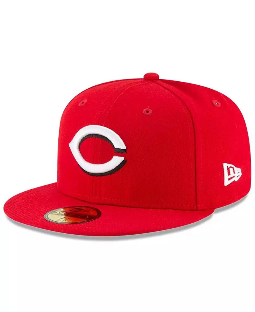 New Era Men's Red Cincinnati Reds National Baseball Hall of Fame 59FIFTY Fitted Hat 3
