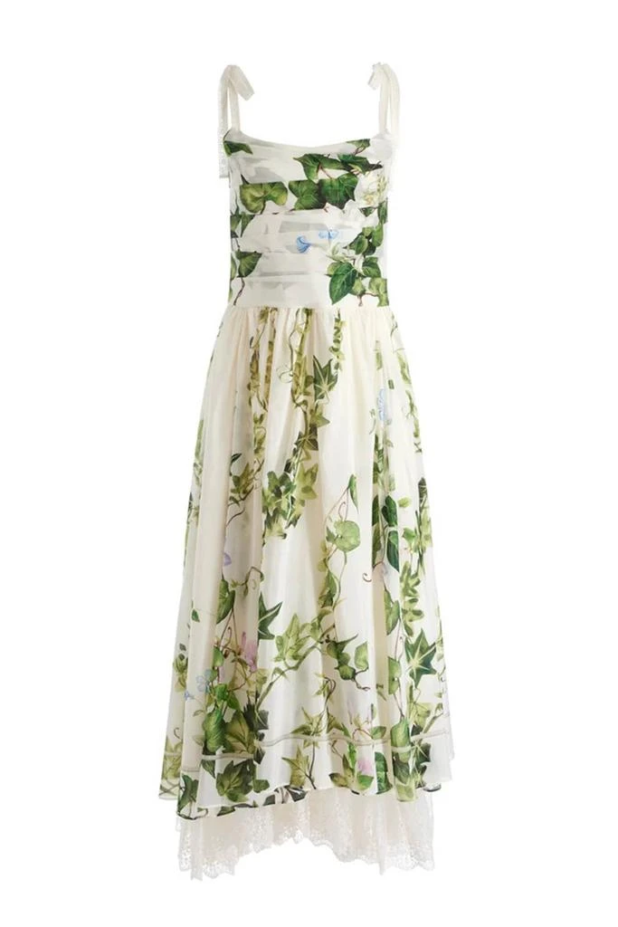 alice + olivia Haven Flared Midi Dress, Size 4