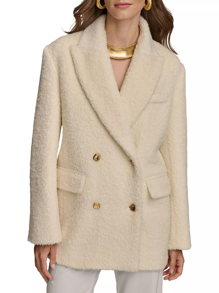 Donna Karan Faux-Fur Blazer