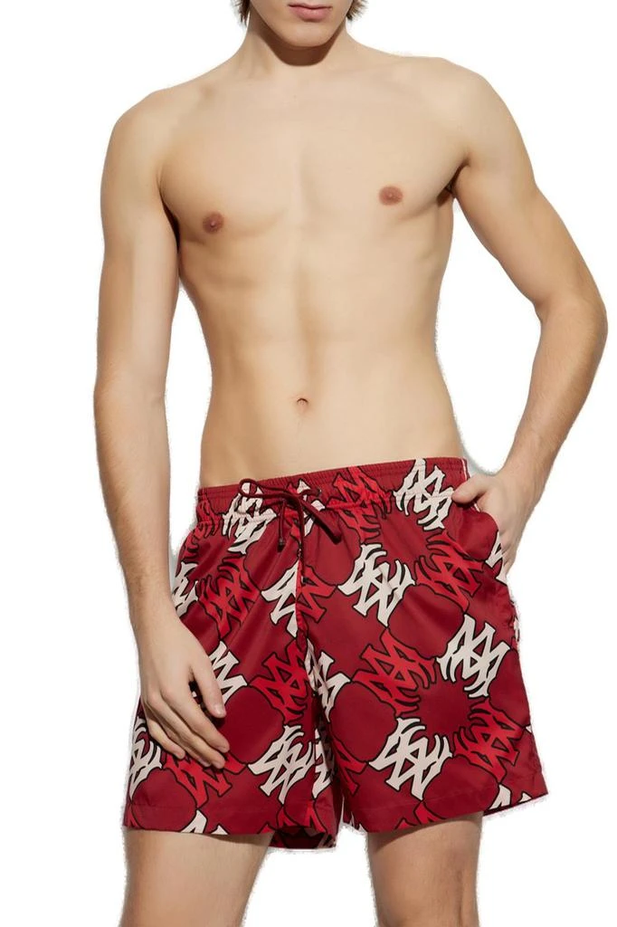 AMIRI Amiri Logo Printed Drawstring Swim Shorts 2