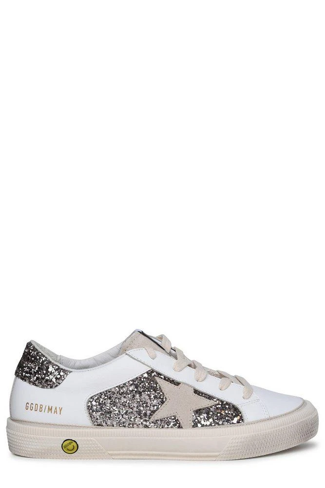 Golden Goose Kids Golden Goose Kids N May Star Glittered Sneakers 1