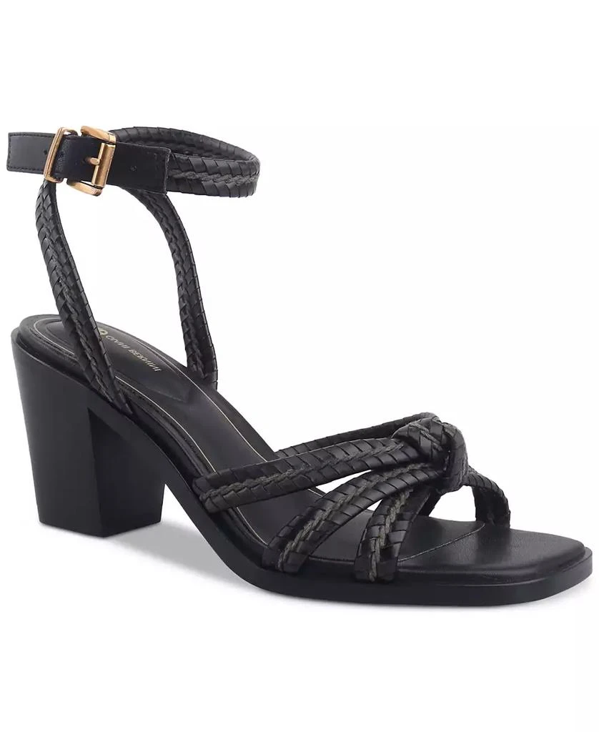 Giani Bernini Women's Renaee Block Heel Woven Strappy Dress Sandals, Created for Macy's 1