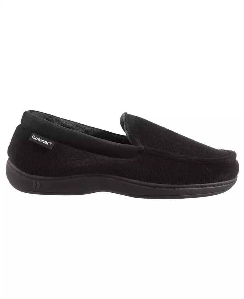 Totes Signature Men's Microterry Jared Moccasin Slippers with Memory Foam