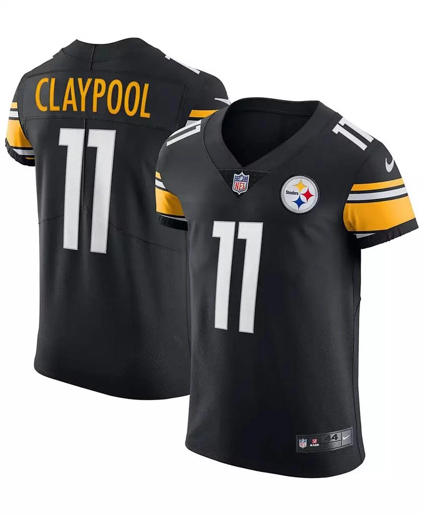 NIKE Men's Chase Claypool Black Pittsburgh Steelers Vapor Elite Player Jersey 1