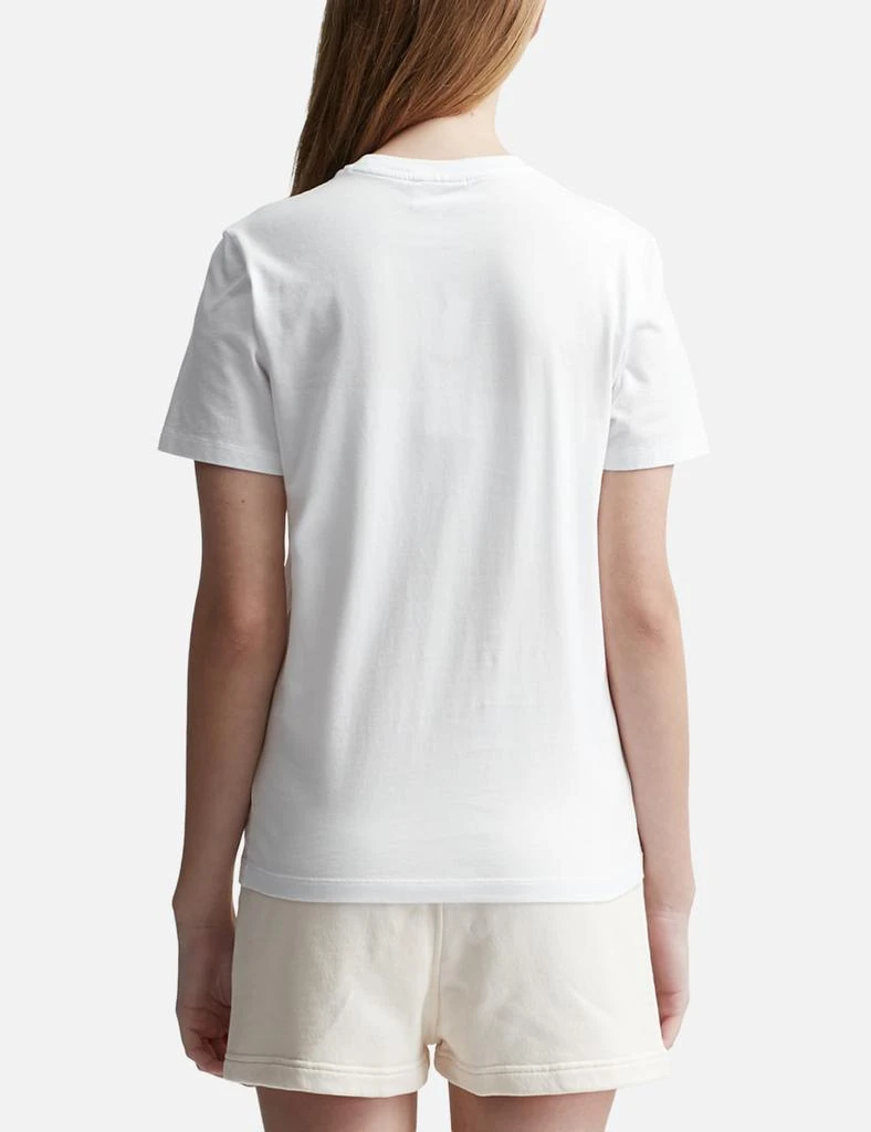 Maison Kitsuné Fox Head Patch Regular Tee Shirt 3