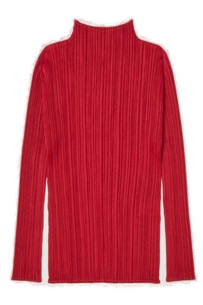 Pleats Please Pleats Please Issey Miyake High Neck Pleated Shirt