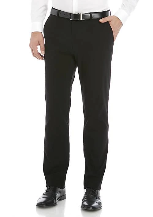 Tommy Hilfiger Hilfiger Black Stretch Dress Pants 1