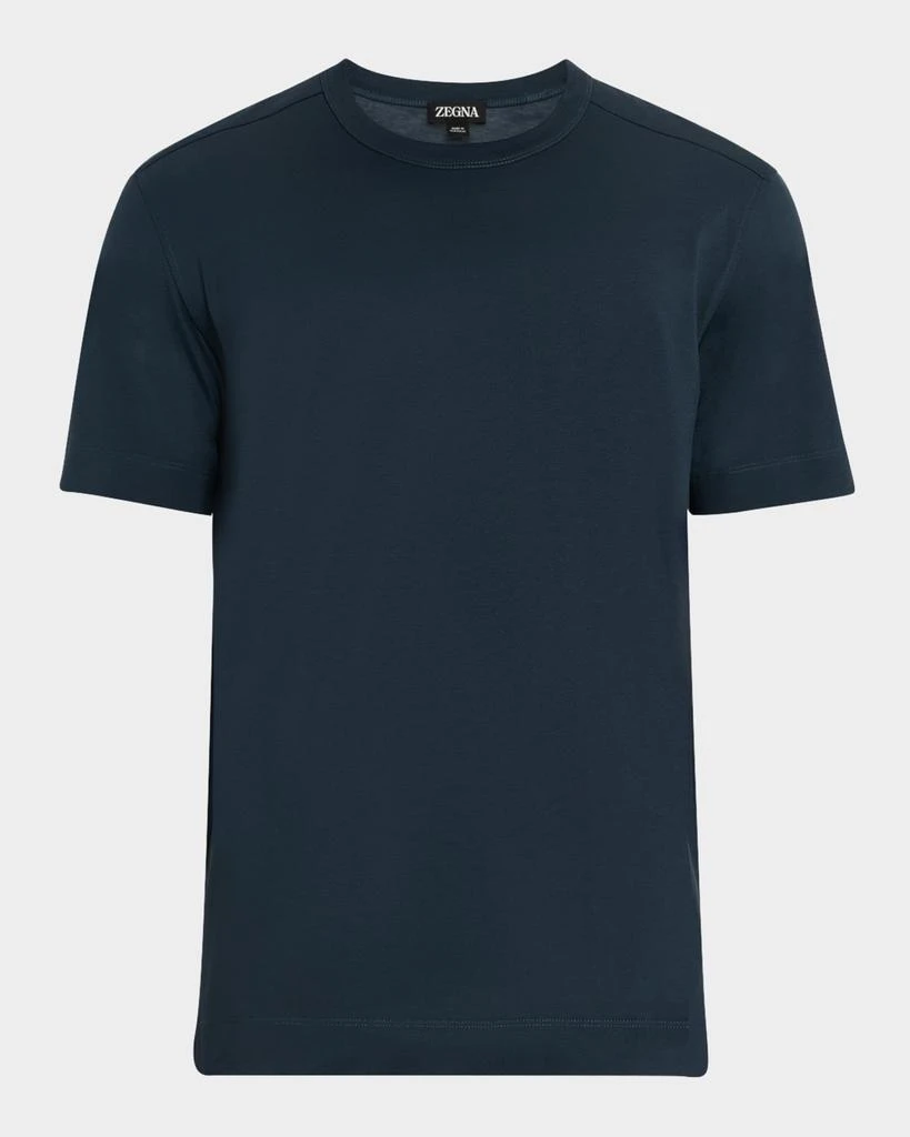 Zegna Men's Cotton Crewneck T-Shirt 1
