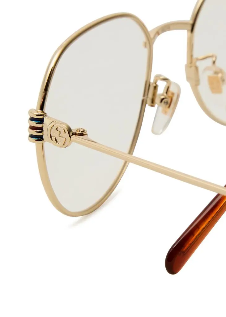 Gucci Round-frame optical glasses 3