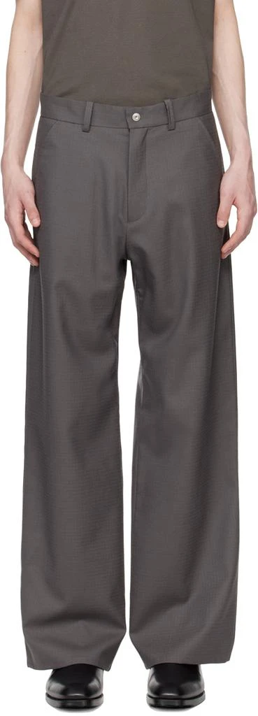 Omar Afridi Gray Savoye Trousers 1