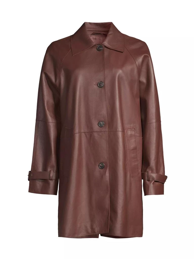 Weekend Max Mara Nevada Leather Trench Coat 1
