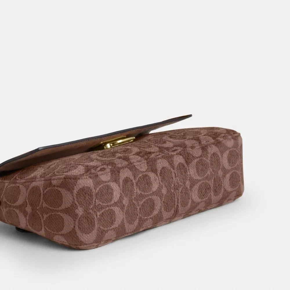 Coach Etta Small Flap Shoulder Bag In Signature Chenille 7