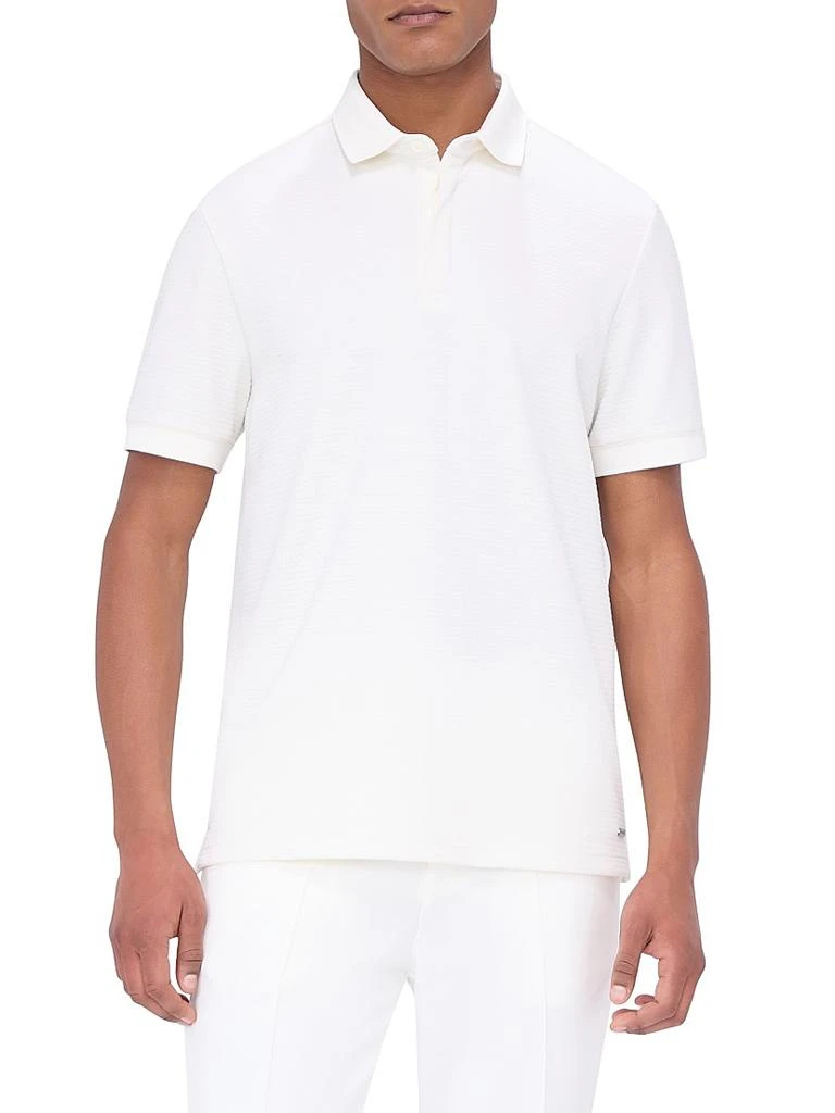 BUGATCHI Three-Button Polo Shirt 3
