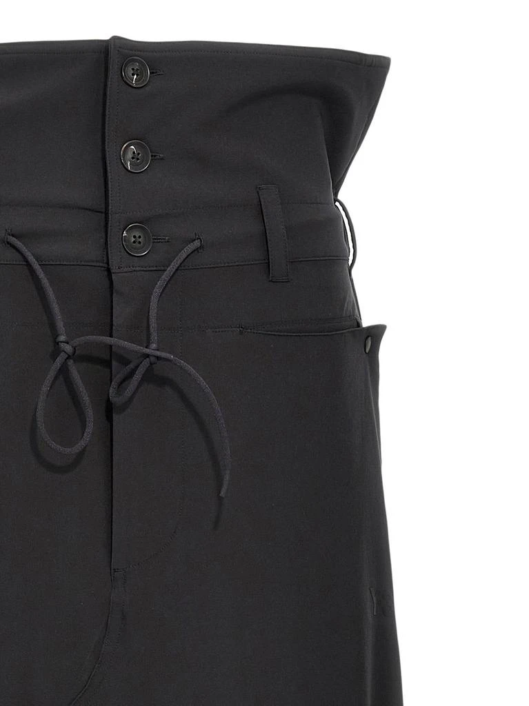 Y-3 Y-3 Vent Drawstring Midi Skirt 3
