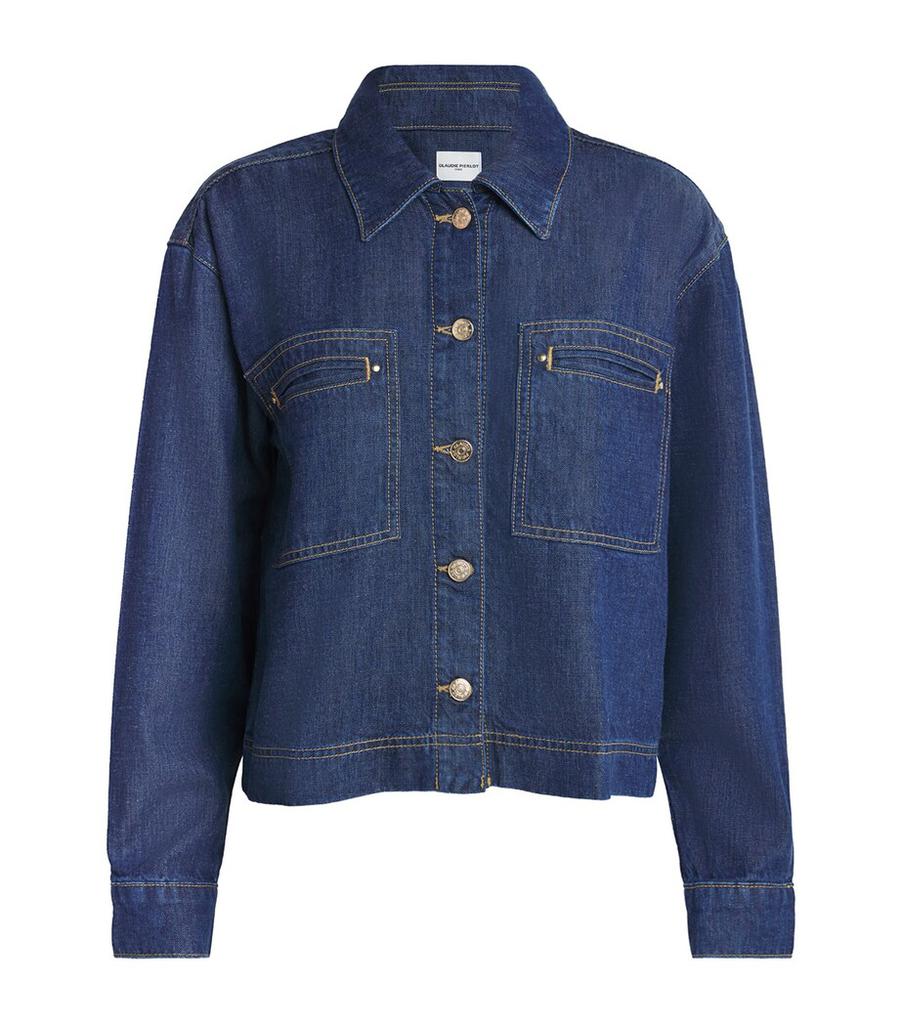 Claudie Pierlot Denim Oversized Shirt