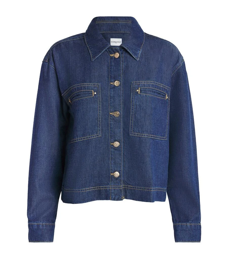 Claudie Pierlot Denim Oversized Shirt 1