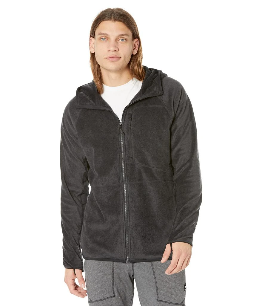 Burton Stockrun Warmest Hooded Full Zip Fleece 1