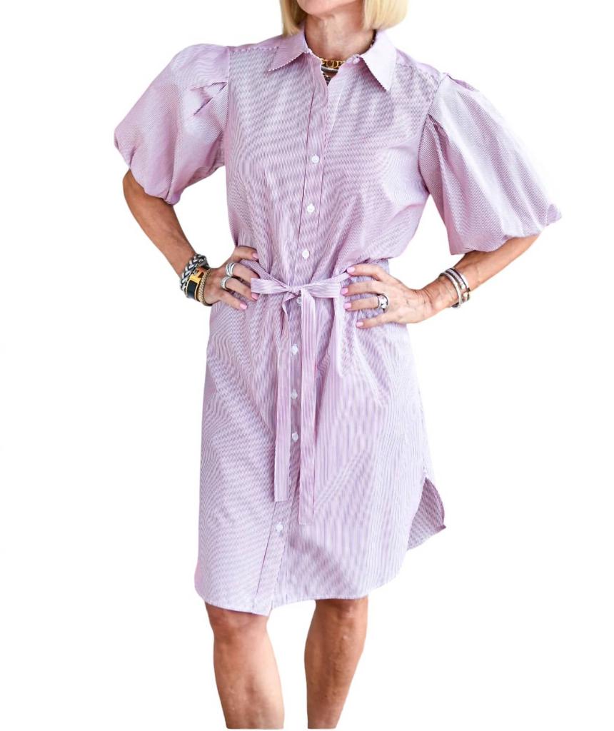 Finley Madeline Striped Mini Dress
