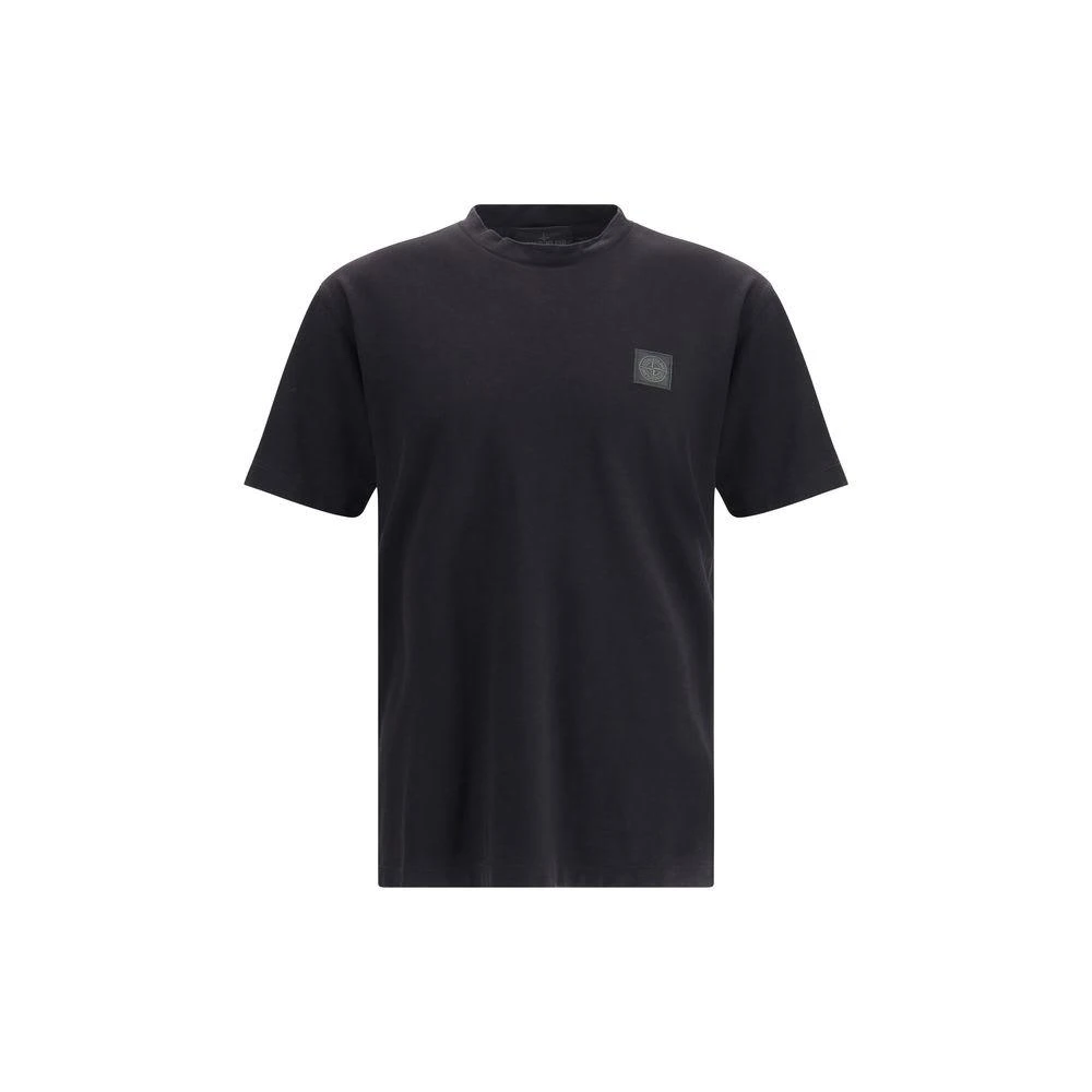 Stone Island Crew-neck T-shirt with monochrome compass Men
s logo