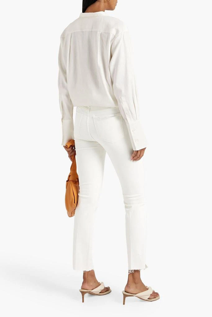 FRAME Aunt distressed high-rise skinny jeans 3