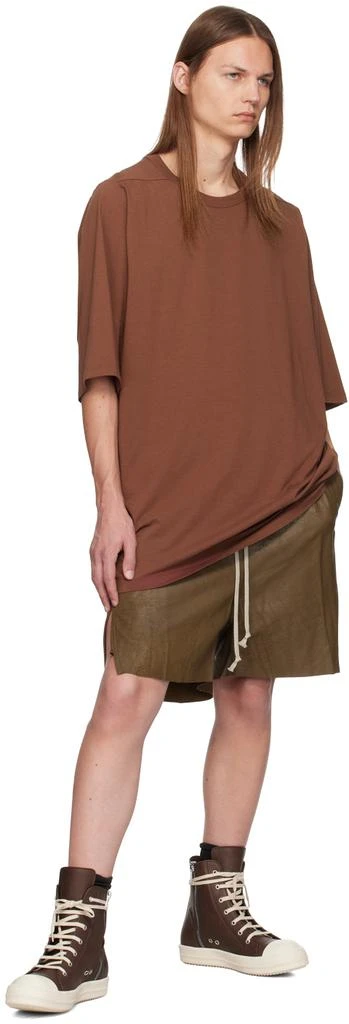 Rick Owens Brown Porterville Classic Jumbo T-Shirt 4