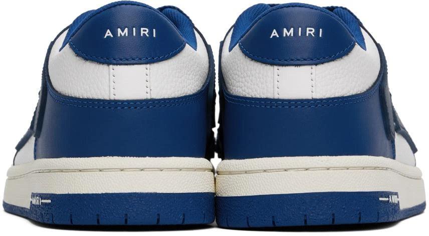 AMIRI Blue & White Skel Top Low Sneakers 2