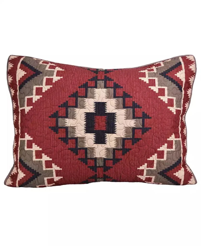 Donna Sharp Mojave Red Starburst Decorative Pillow, 18" x 18" 2