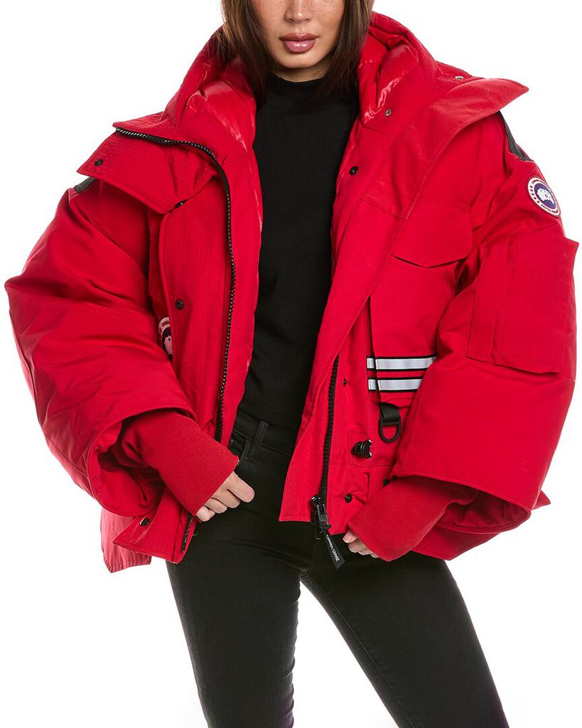 Canada Goose Snow Mantra Cropped Down Coat red Medium Women s Coats Free Shipping BeyondStyle