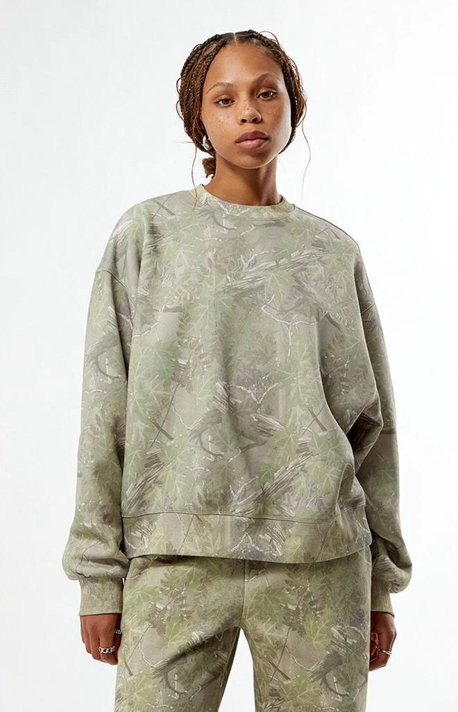 PacSun Tree Camo Crew Neck Sweatshirt 1
