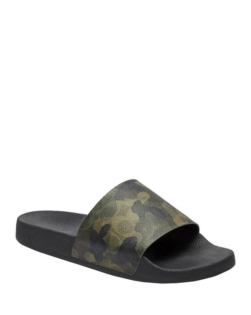 Coach Men's Signature Camo Print Slides 1
