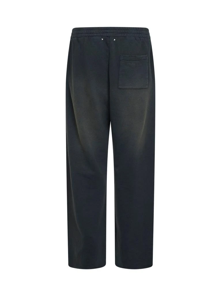 Golden Goose GOLDEN GOOSE | Black bleached cotton fleece Journey jogging trousers | Man | S 2