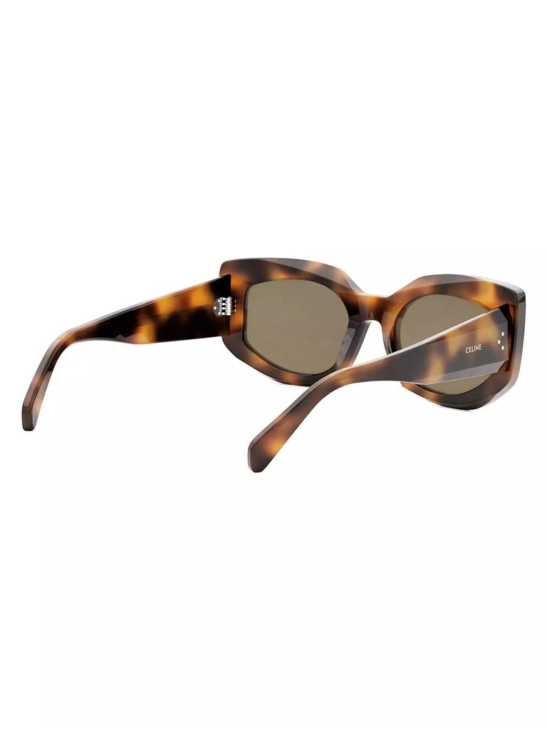 Celine Bold Three Dots 54MM Butterfly Sunglasses 6