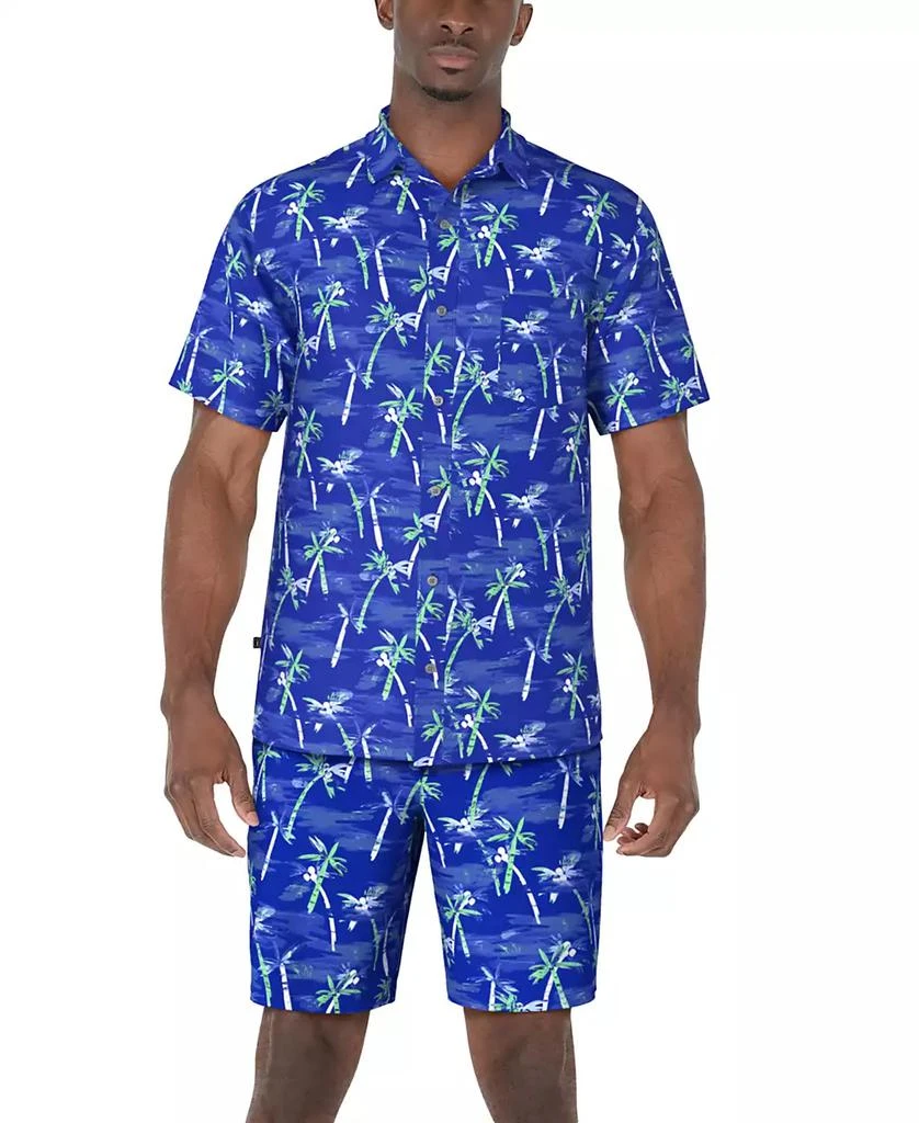 PGA TOUR Men's Palm Tree Printed 8" Shorts 3