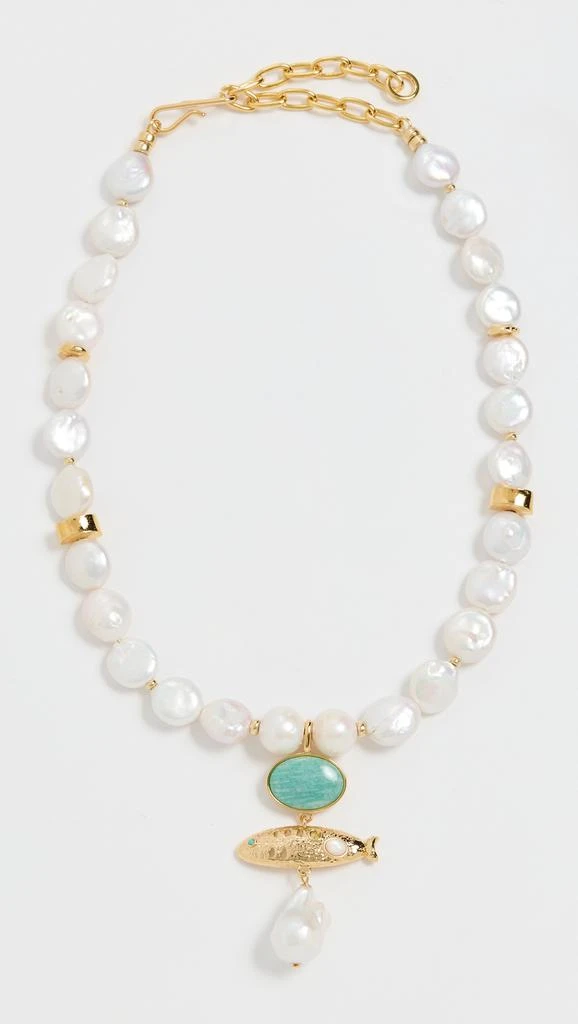 Lizzie Fortunato Sardina Pearl Necklace 1