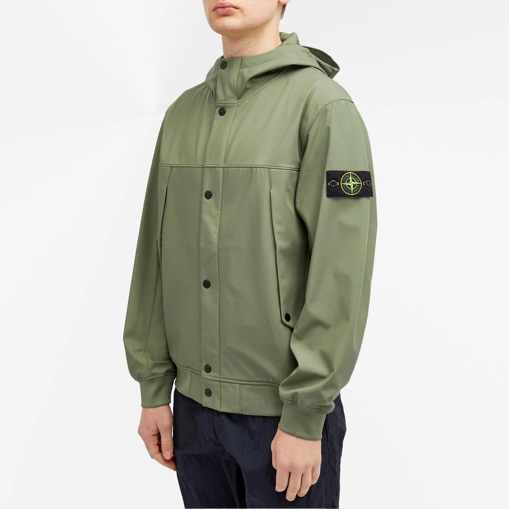 Stone Island Soft Shell-R Hooded Jacket – On Sale Now with Up to