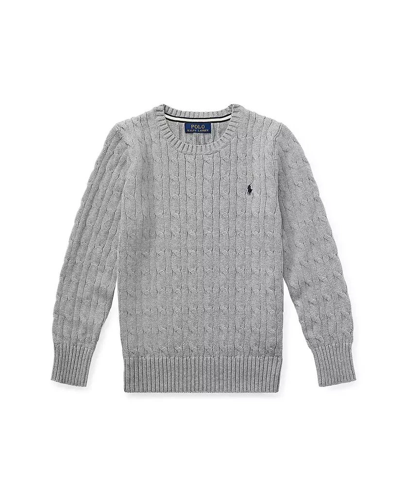 Polo Ralph Lauren Big Boys Cable-Knit Cotton Sweater 1