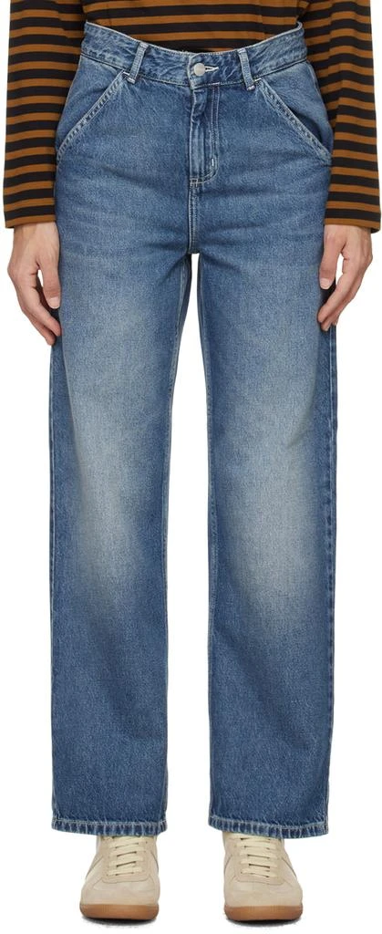Carhartt WIP Blue Simple Jeans 1