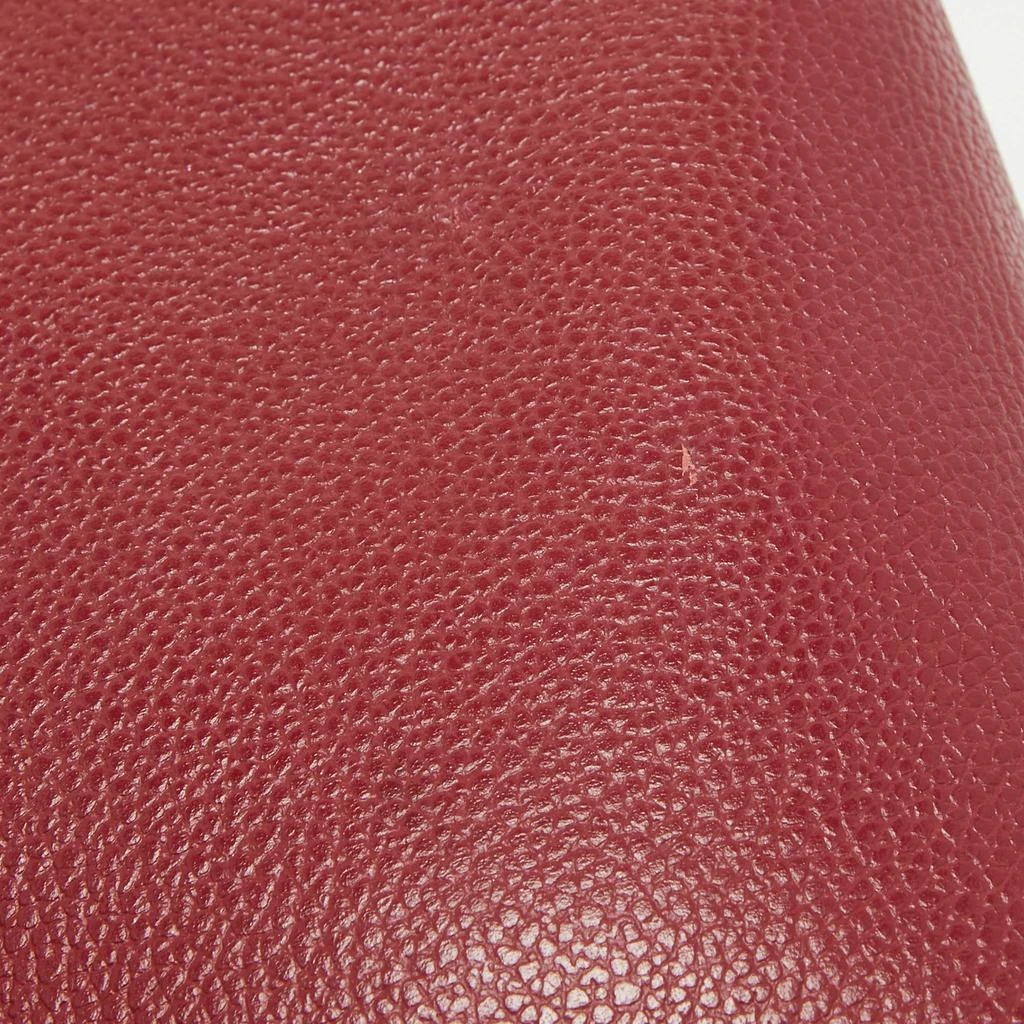 Michael Kors Michael Kors Red/Burgundy Leather Small Mercer Tote 7