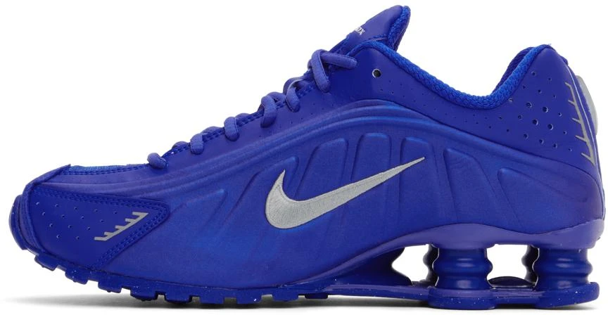 NIKE Blue & Silver Shox R4 Sneakers 3