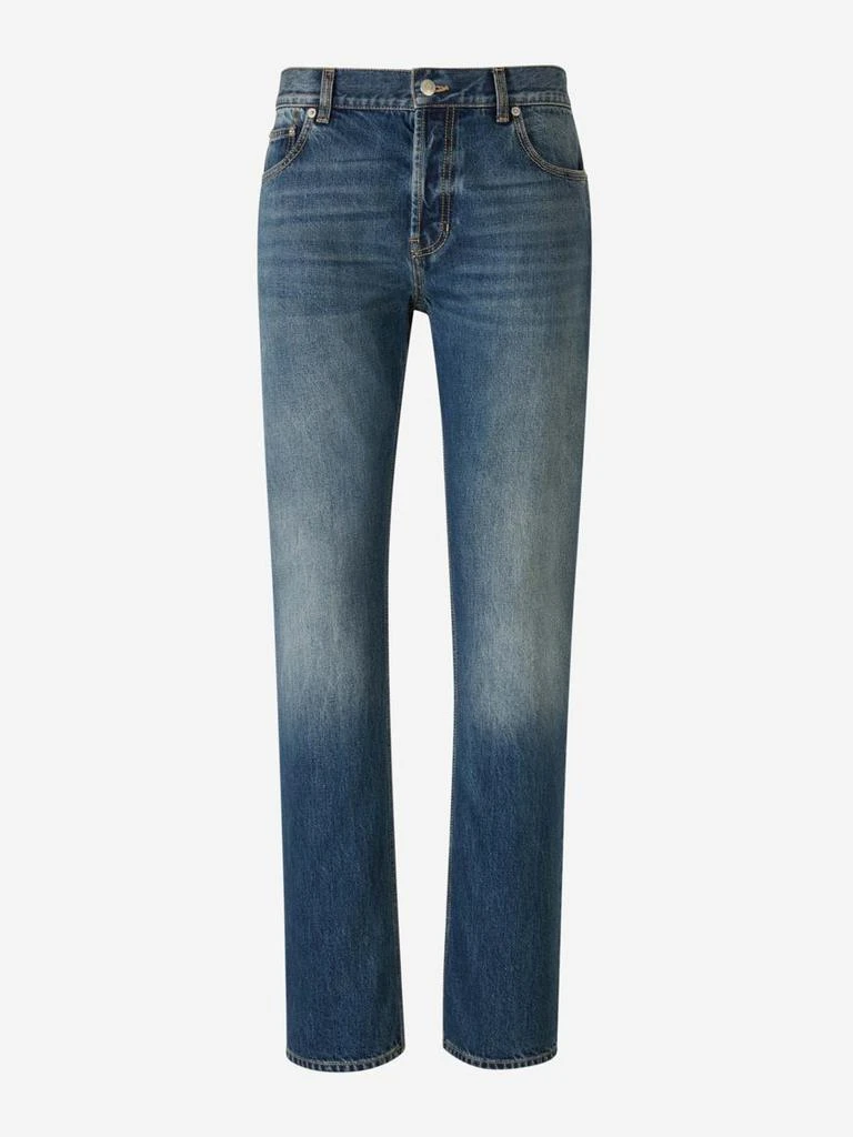 Alexander McQueen Alexander McQueen Straight Fit Logo Jeans 1