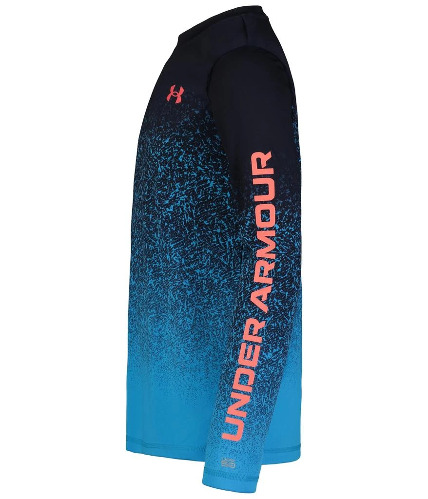Under Armour Illumine Gradient Logo Upf Long Sleeve Shirt (Big Kid) 3