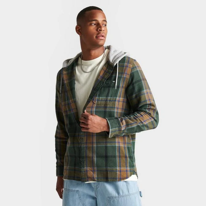 VANS Vans Lopes Long-Sleeve Hooded Flannel Shirt 1