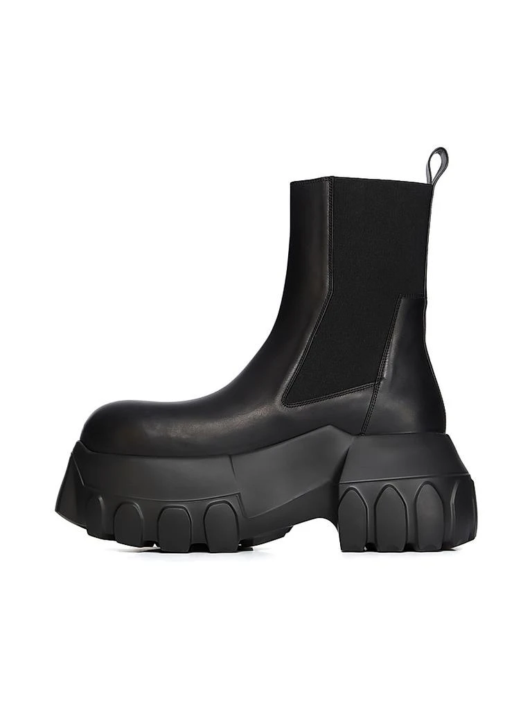 Rick Owens Beatle Mega Tractor Leather Chelsea Boots 5