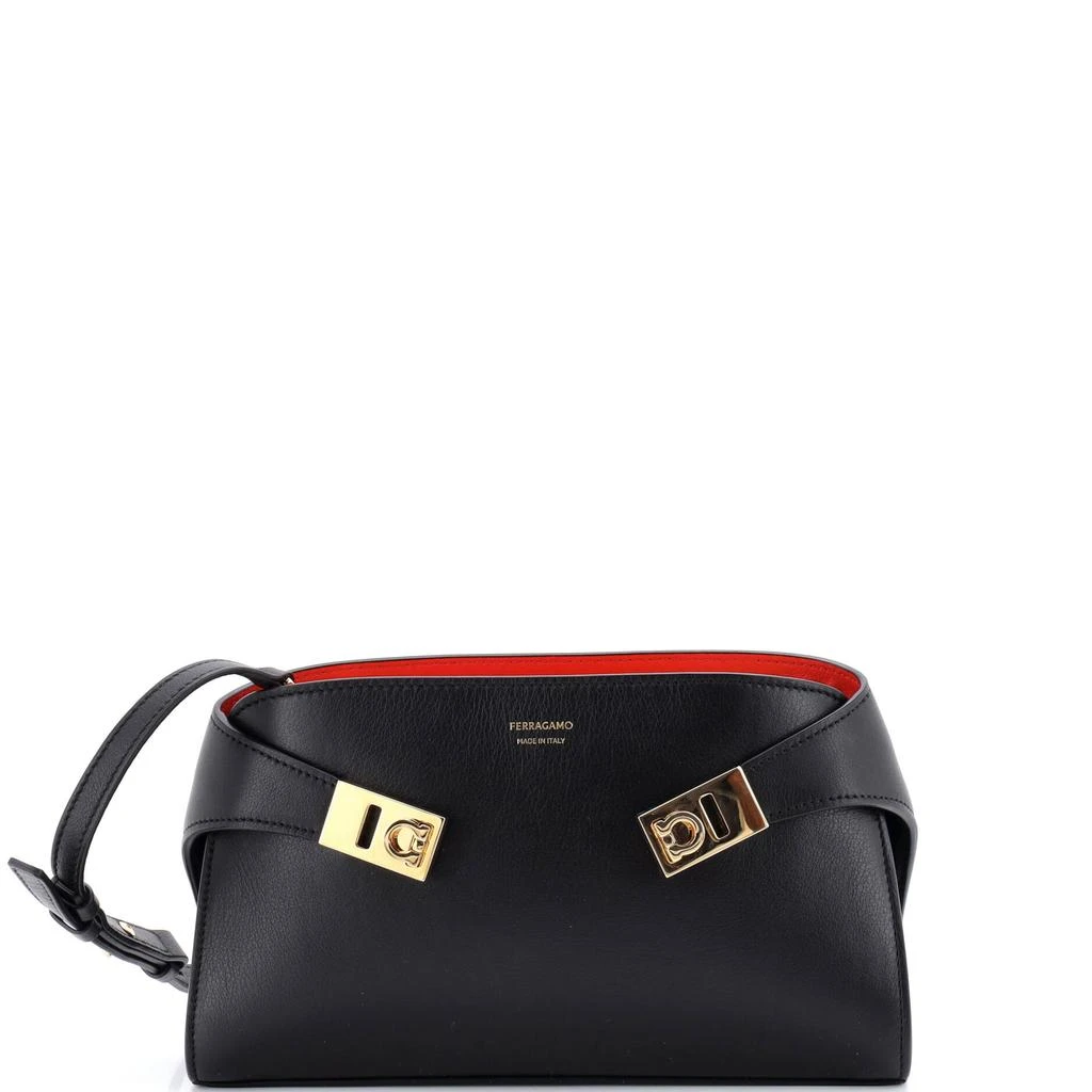 Salvatore Ferragamo Hug Pouch Bag Leather Mini