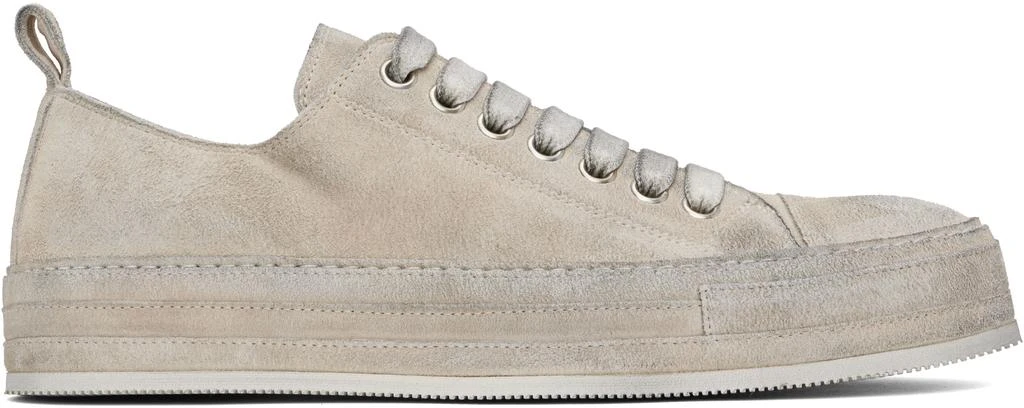 ANN DEMEULEMEESTER Gray Gert Low-Top Sneakers 1
