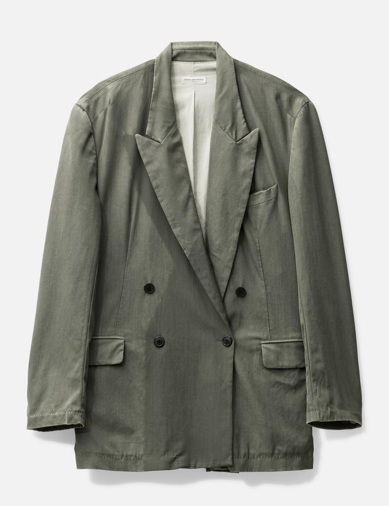 Dries Van Noten Bishop Double Breasted Blazer