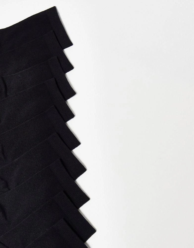 ASOS ASOS DESIGN 5 pack ankle socks in black 3