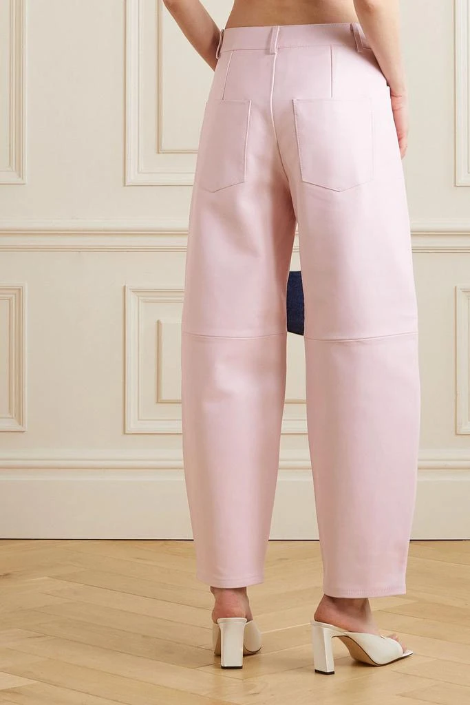 Wandler Leather tapered pants 3