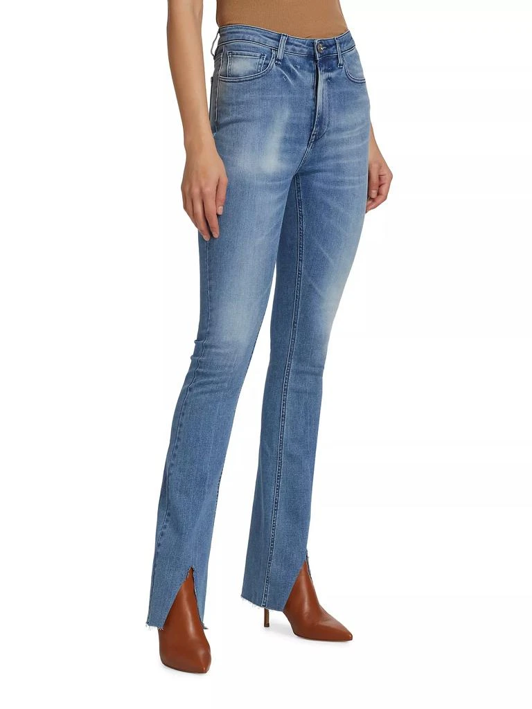 3x1 Maya High-Rise Straight-Leg Split Jeans 4